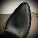 SWINGARM SHOVEL 2-Up Leather Cobra seat
