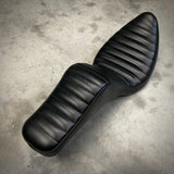 SWINGARM SHOVEL 2-Up Leather Cobra seat