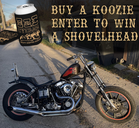 KOOZIE SHOVELHEAD GIVEAWAY