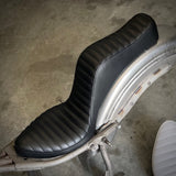 SWINGARM SHOVEL 2-Up Leather Cobra seat