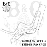 Swingarm Chopper Seat and Fender Package